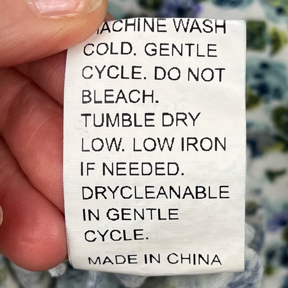 Cottagecore Floral Ruched Top Ditzy Print Puff Sleeve Large Square Neckline - Picture 14 of 15